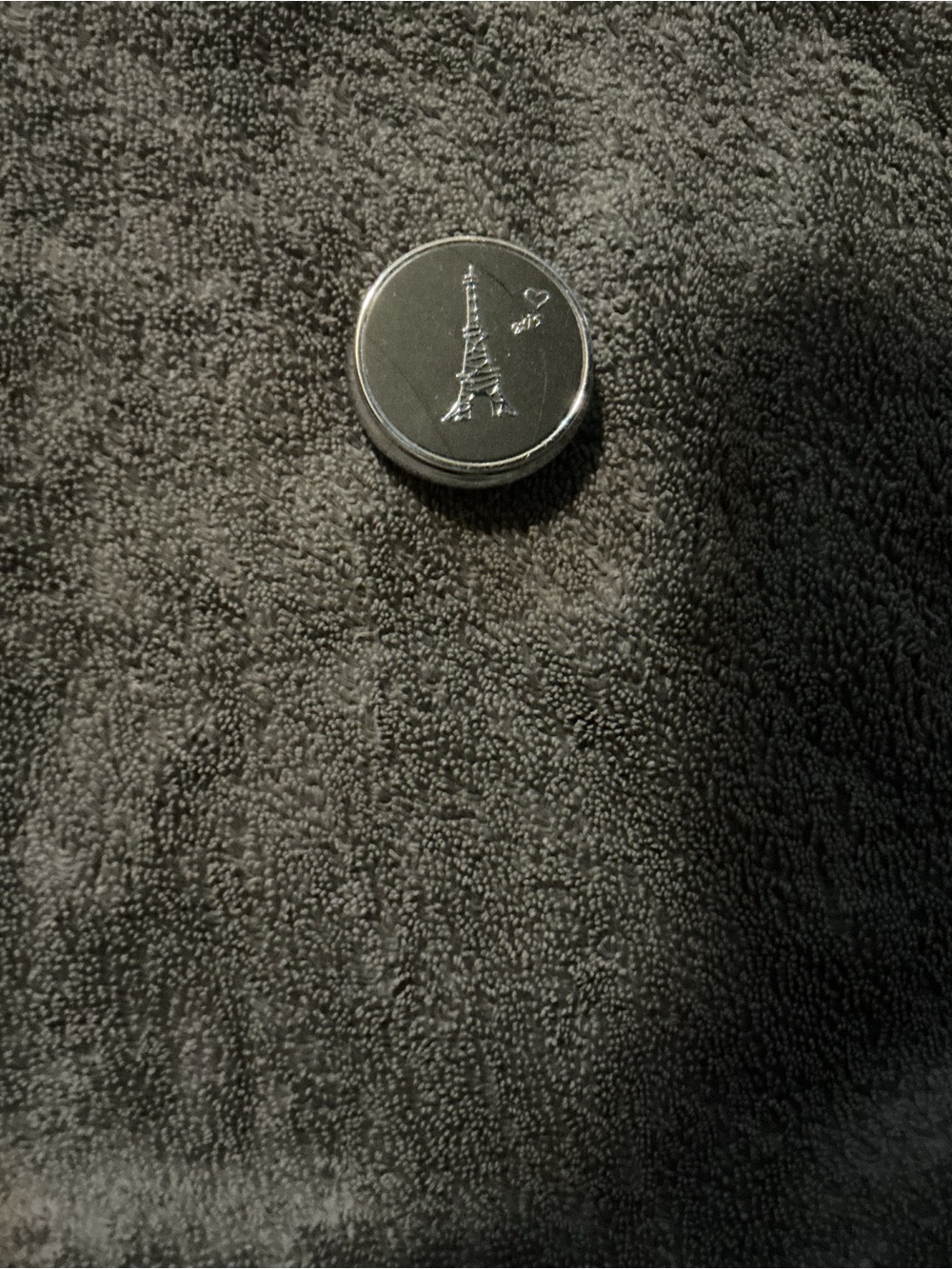 Silver Eiffel Tower Round Stud Earrings - Women Jewelry Earrings